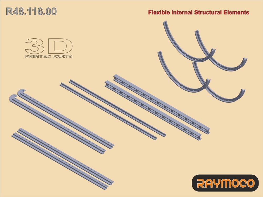 RAYMOCO R48.116.00 1/48 Flexible Internal Structural Elements.