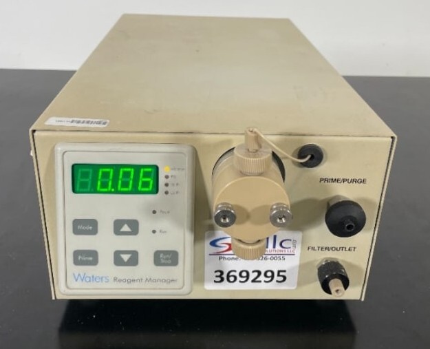 Waters Reagent Manager Single Piston Pulse-Dampened Pump