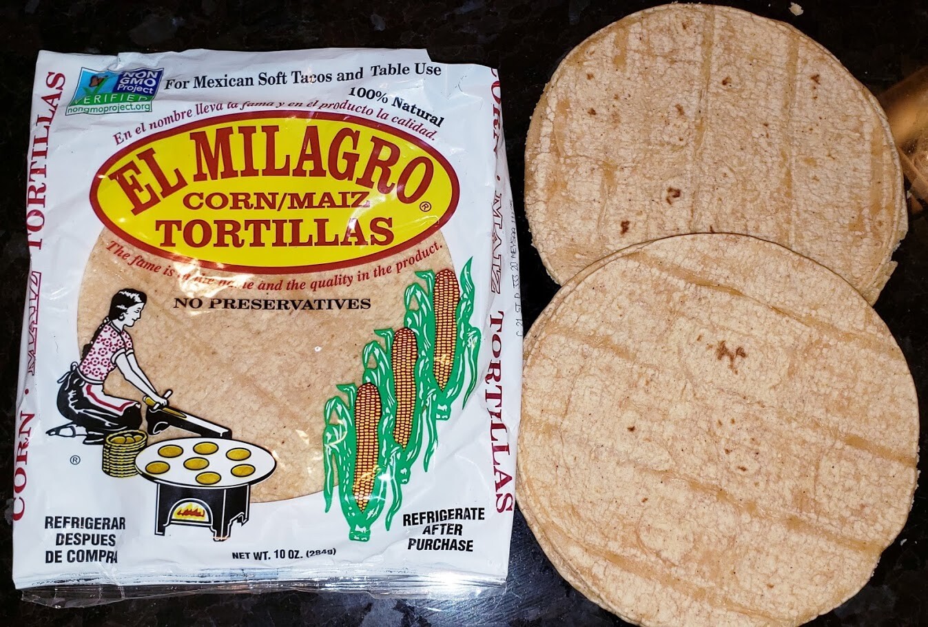 El Milagro Corn Tortillas Tortillas de Maiz choose 6, 12, 16, 24 or 48 Packs