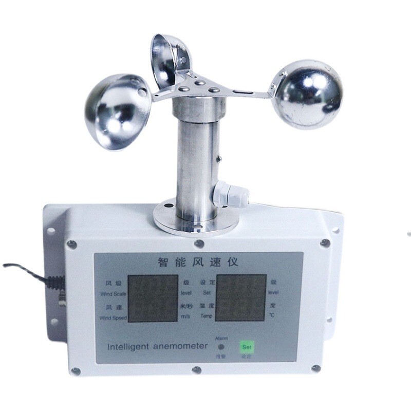 Crane Anemometer Tower Crane Anemometer Wind Speed Sensor Breeding 24V