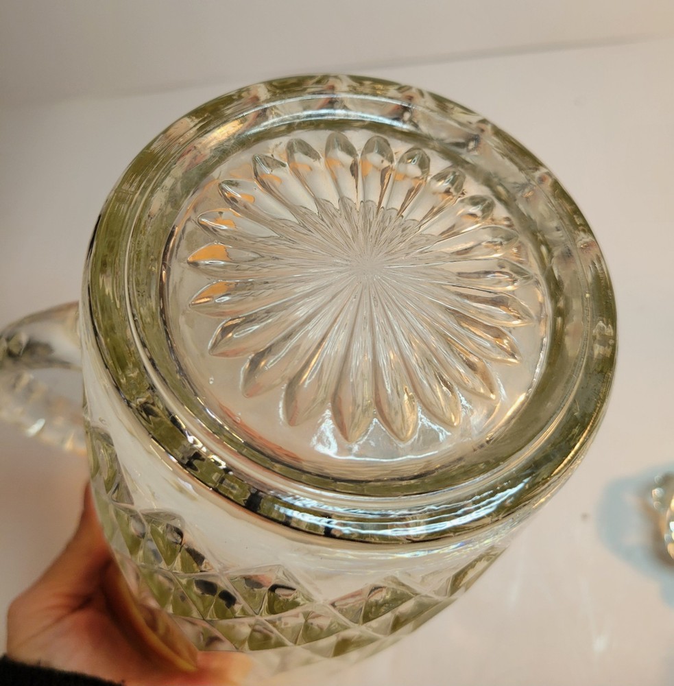 Anchor Hocking Crown Point Clear Glass Pitcher