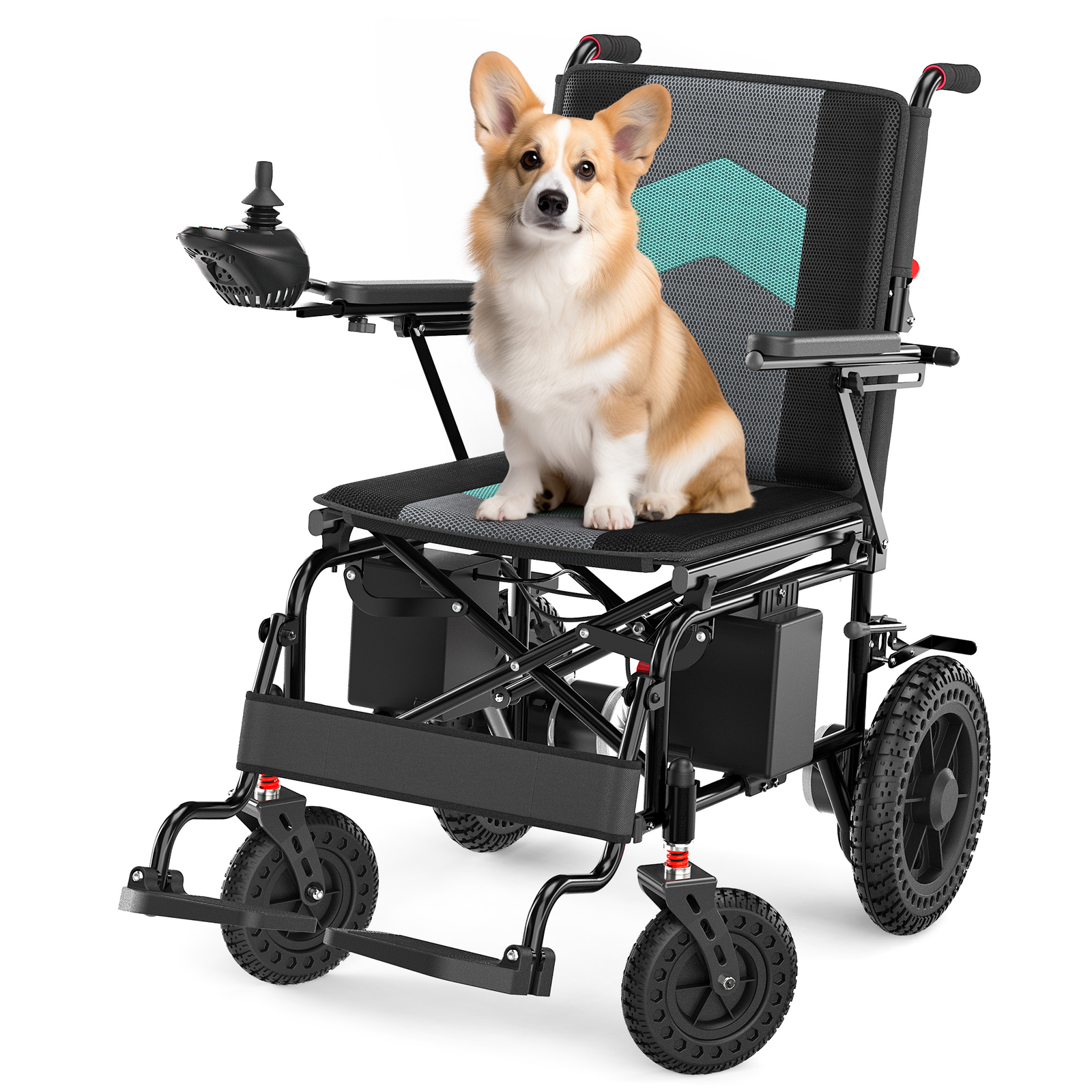 Used Foldable Intelligent Electric Power Mobility Wheelchairs Power All Terrain