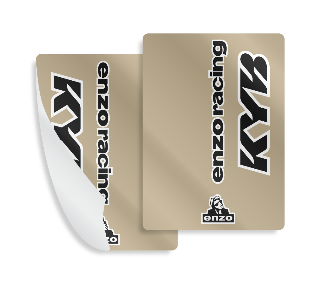 Enzo KYB Fork Stickers Suspension Decals Set (9x6.5)