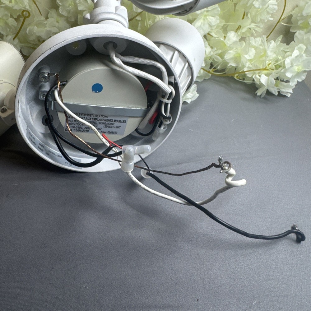 Ring Floodlight Cam Wired Plus Security Camera Lights On Unit Not Working As Is