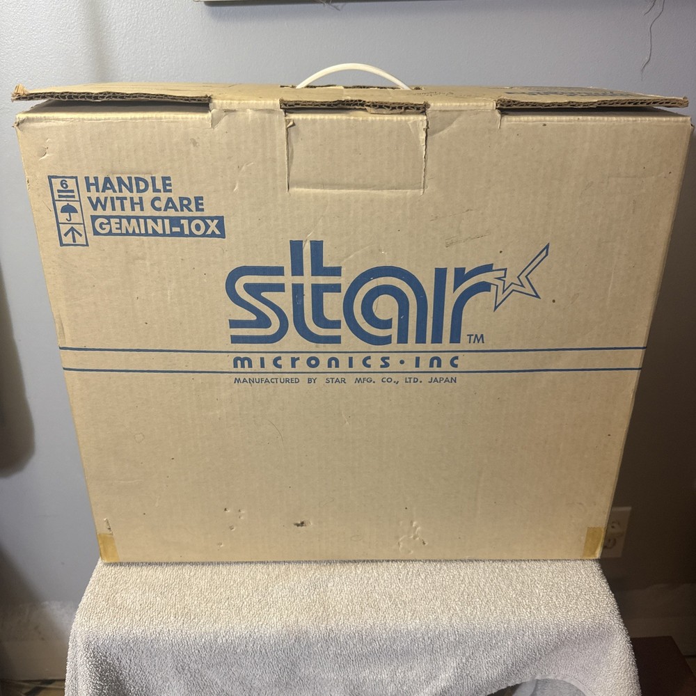 Star Micronics Japan Gemini 10X Dot Matrix Printer w/ Original Box