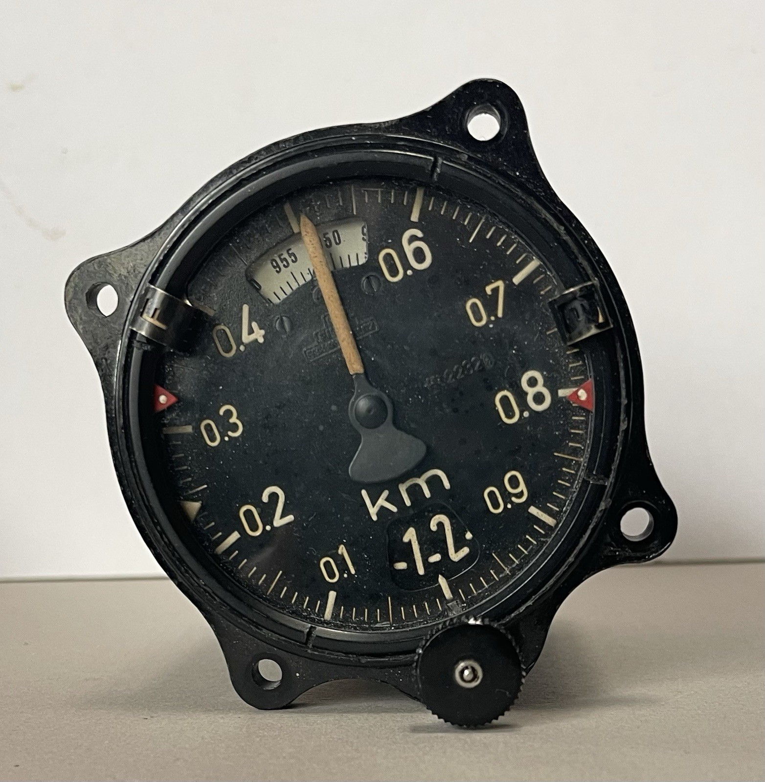 WW II German Aircraft Instrument Höhenmesser Altimeter Fl 22320