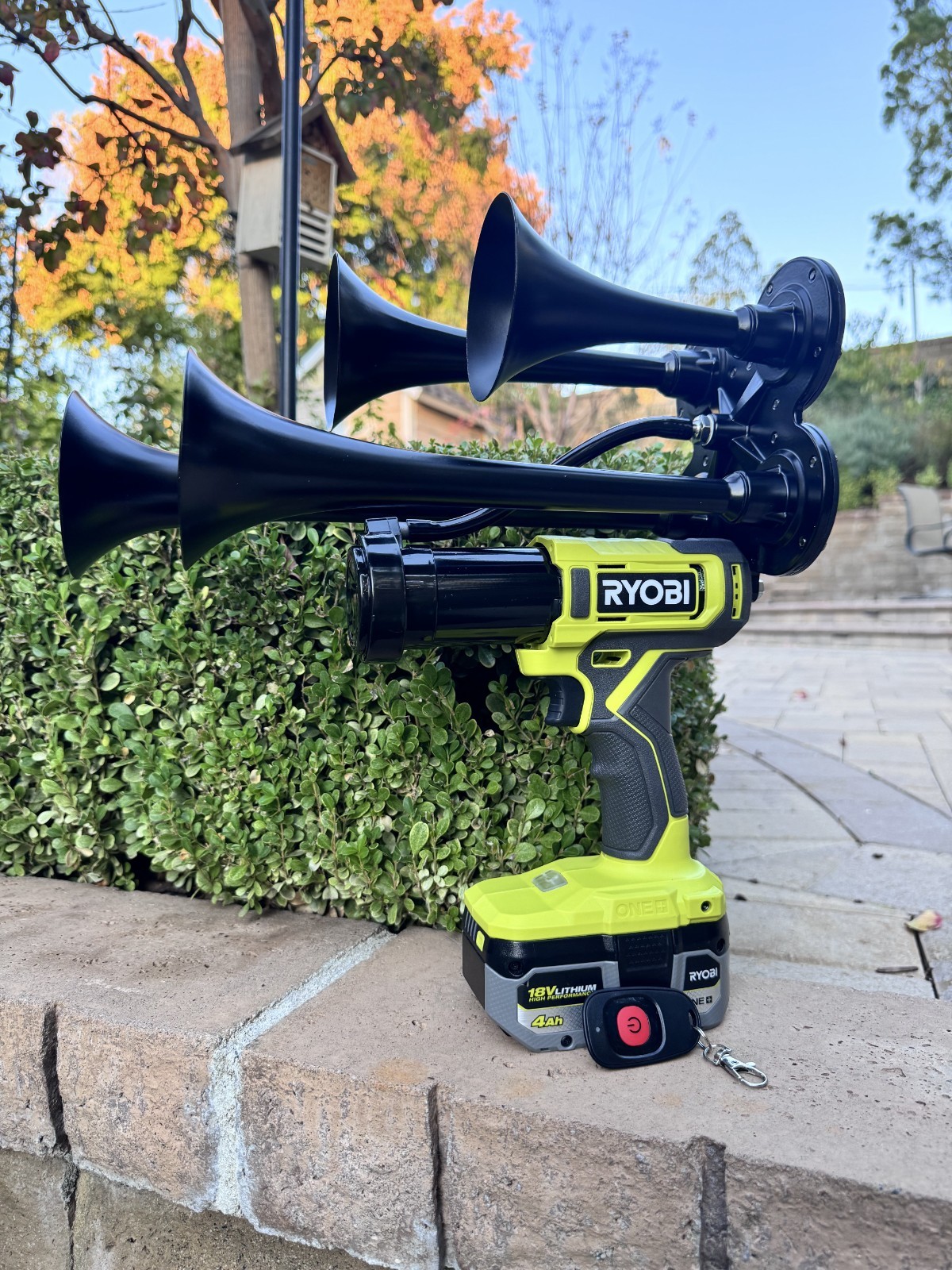 Ryobi Train Horn + Remote Control | Assembled in USA