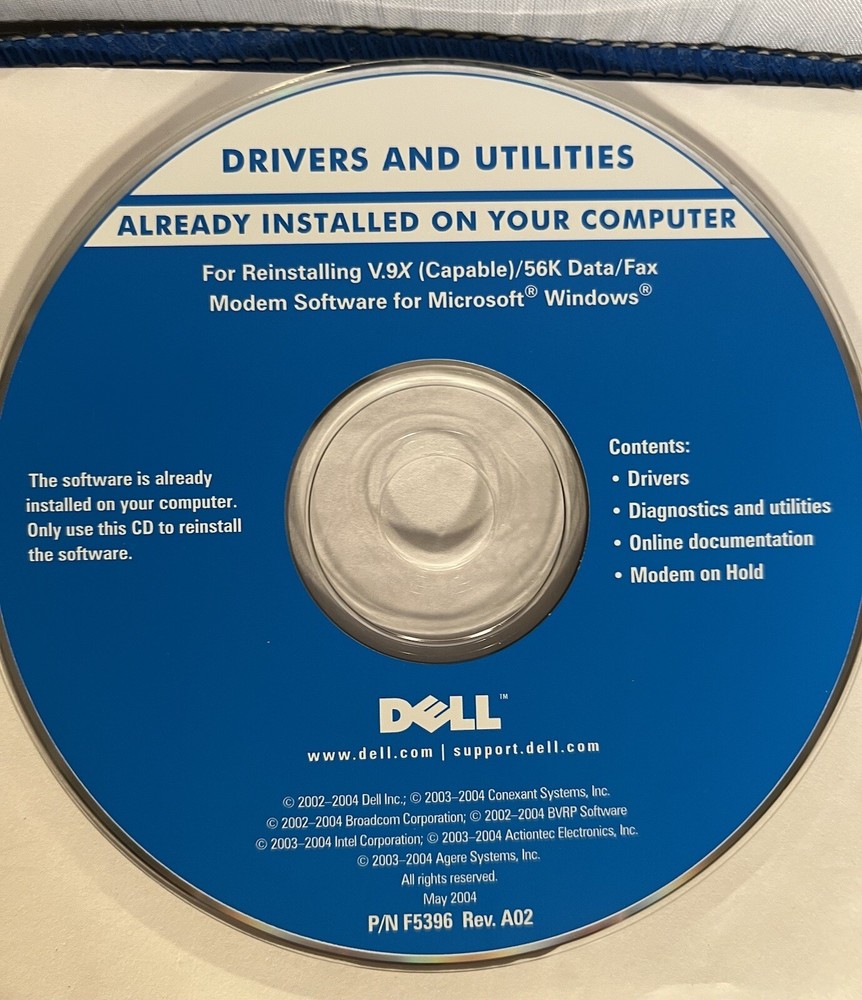 8-DELL CD-ROM’s , Tool Systems Software, Drivers & Utilities, Printer 926 & 720