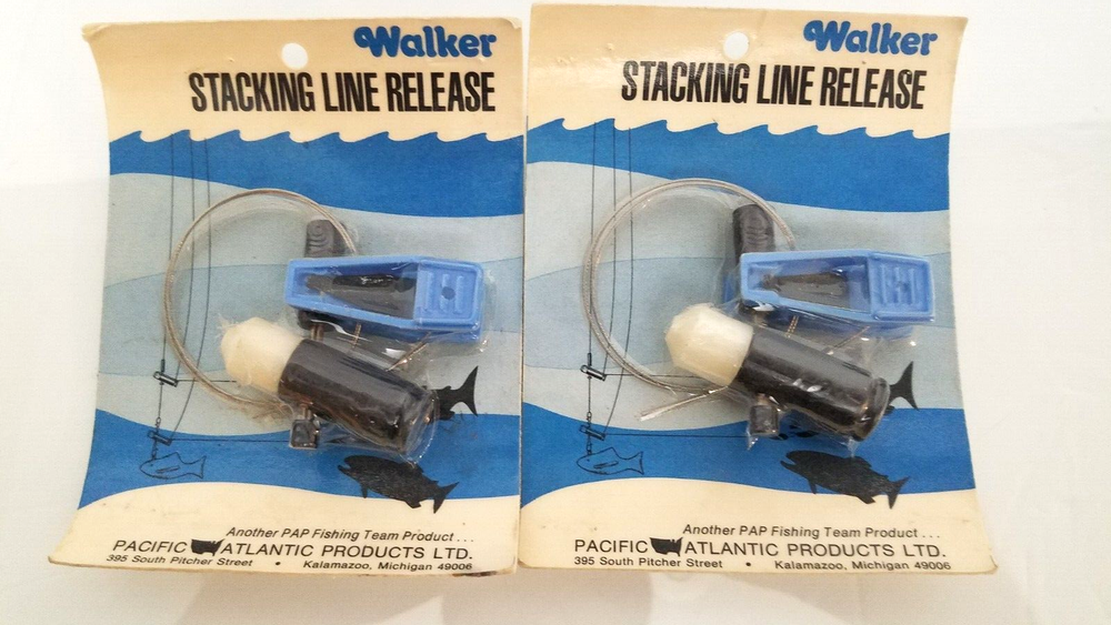 2 Walker stacking downrigger releases