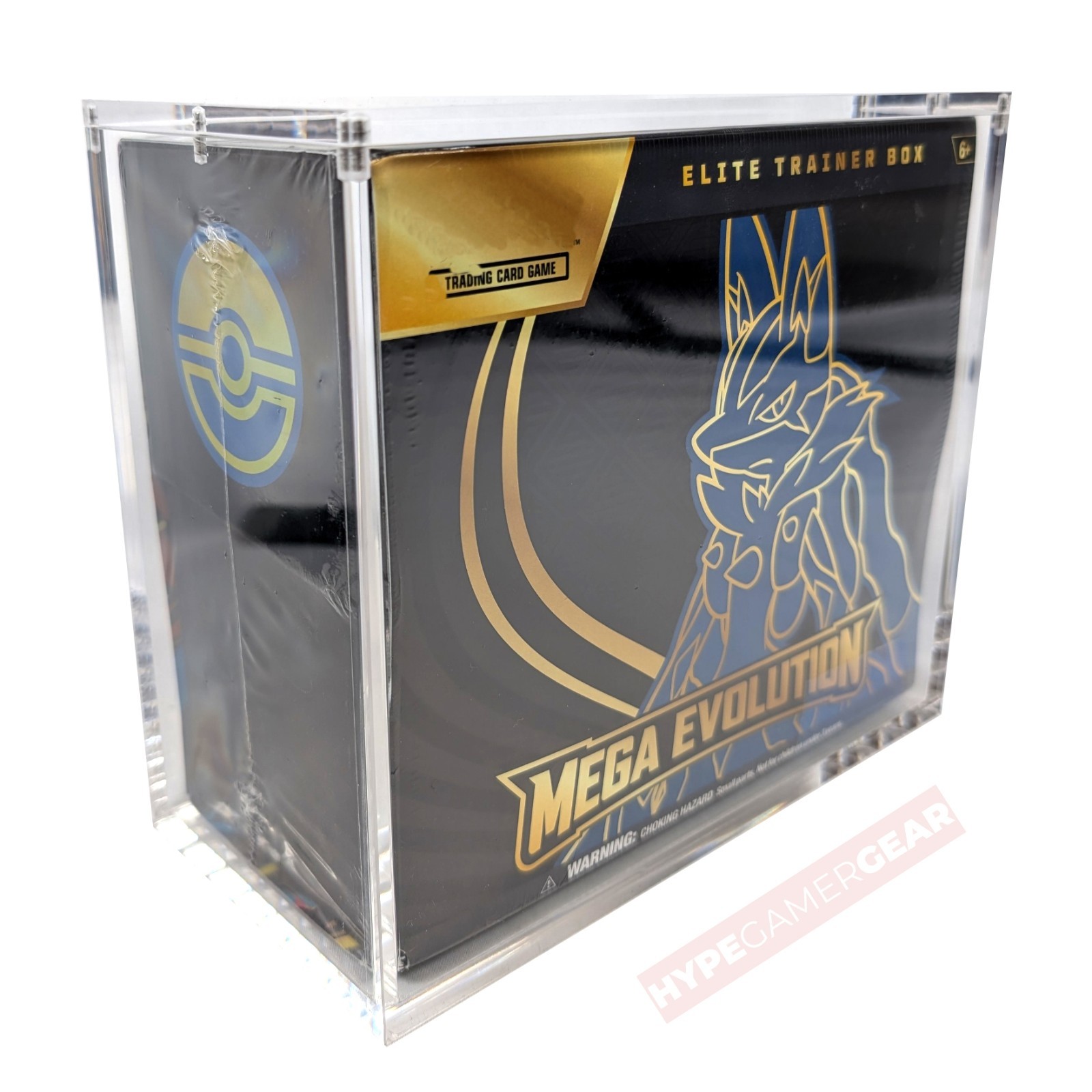 Premium Pokémon ETB Acrylic Case Magnetic Lid UV Safe Elite Trainer Box Case
