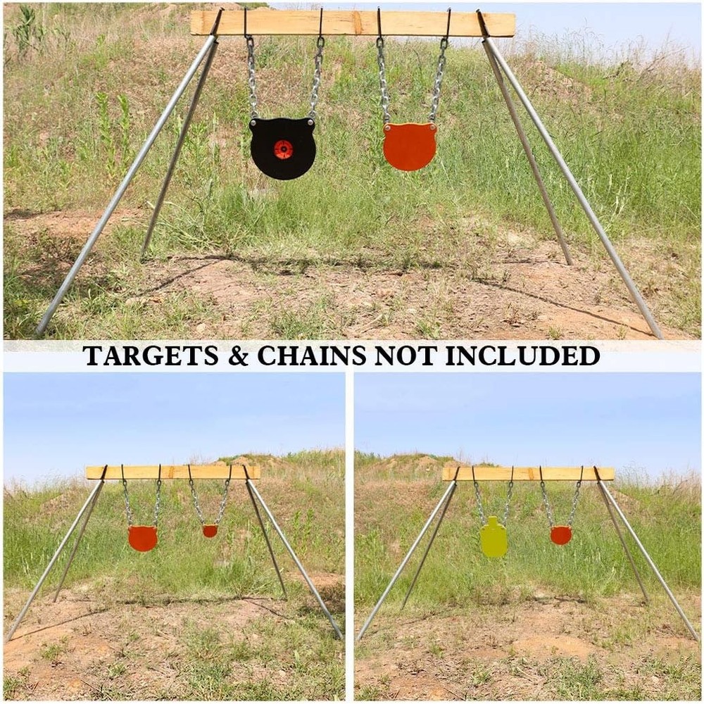 Highwild AR500 Target Stand Kit - 2x4 Mounting Bracket with black