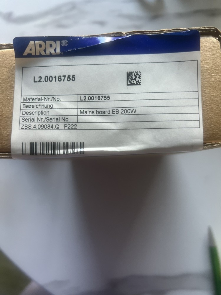 ARRI Mains Board EB 200W