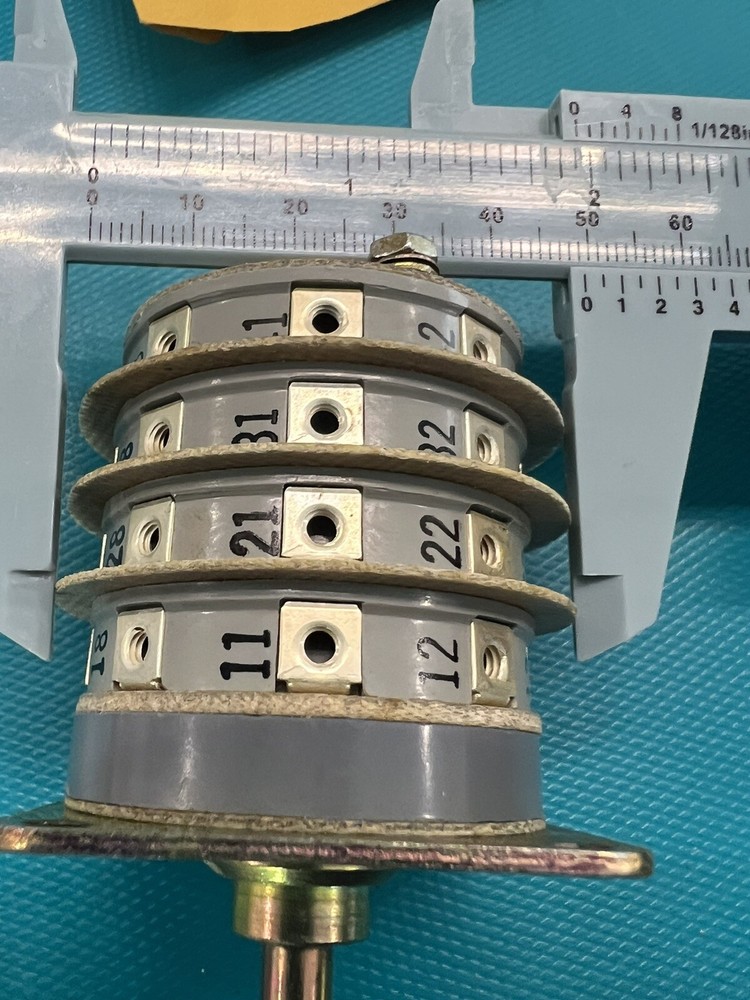 SWITCH ROTARY 8 position ELECTRO SWITCH