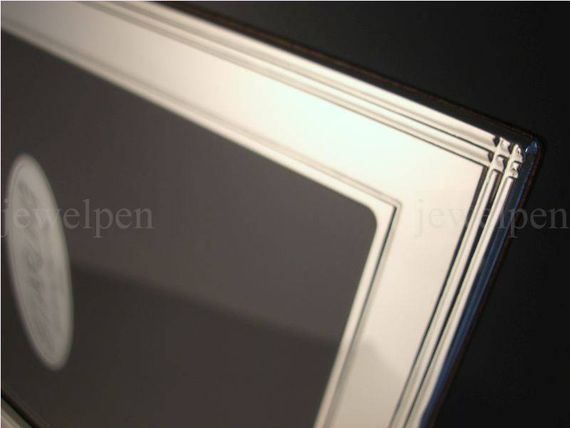Picture Frame Bauhaus Solid 925 Sterling Silver Mahogany Back(V2)