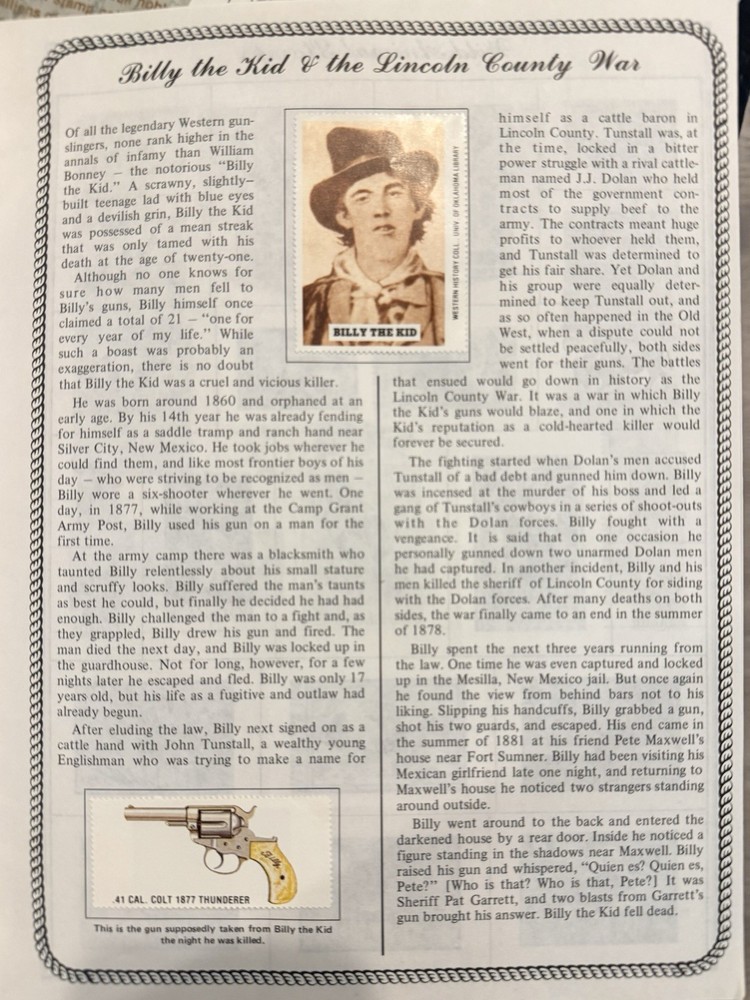 Vintage "The Wild West Stamp Kit" H. E Harris 1979 Original Packaging