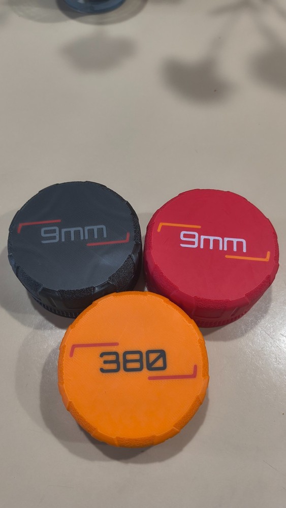 (2) Pack - Fully Color‑Customizable Pocket‑Sized Ammo Storage for 9mm