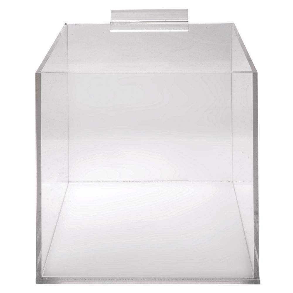 Slatwall Bin, Clear Acrylic 8" Square