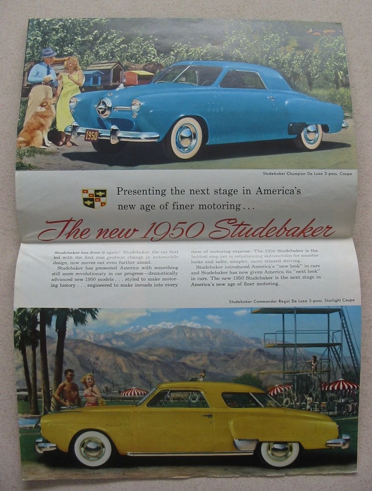 1950 Studebaker Brochure -Near Mint