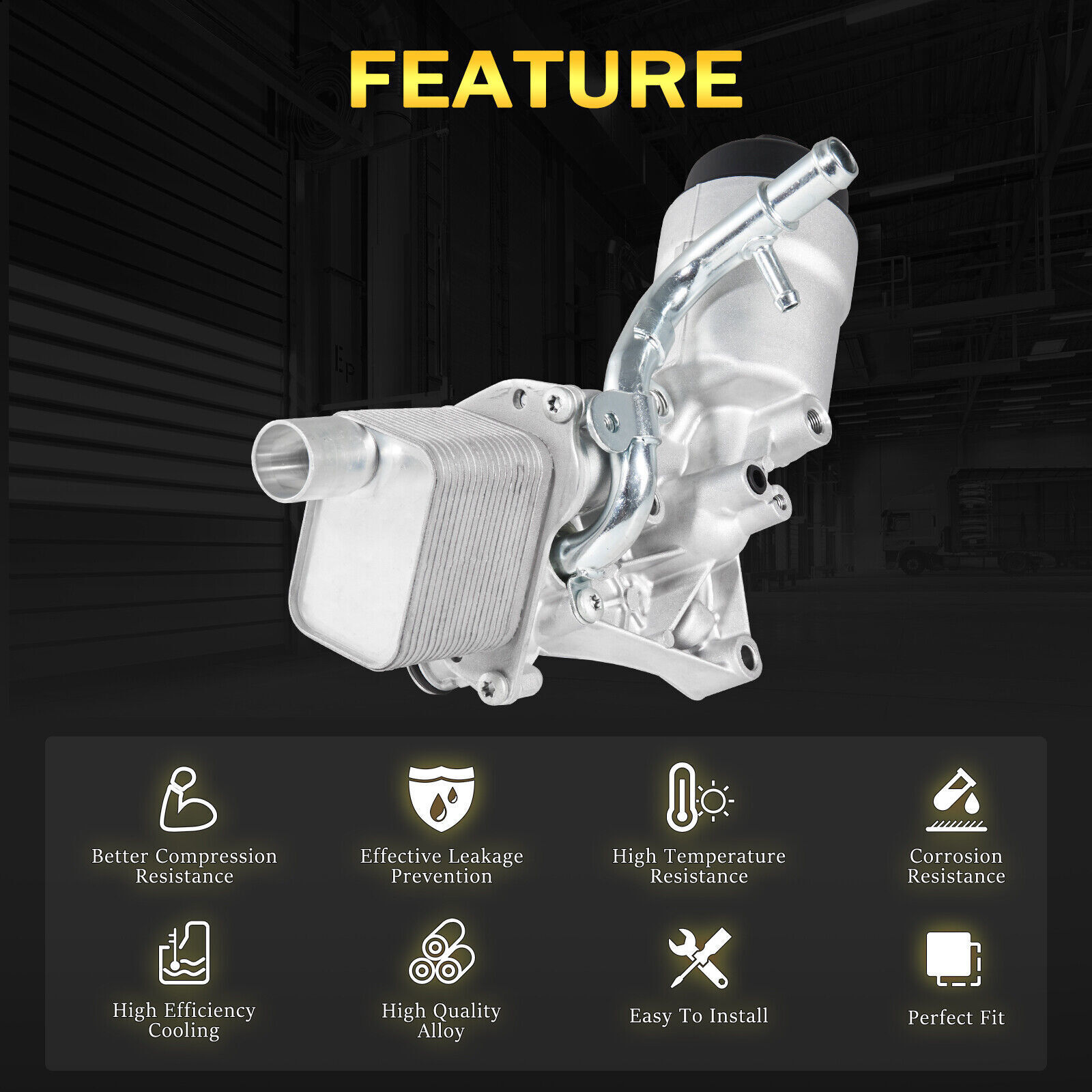 55566784 Engine Oil Cooler Assembly For Chevry Cruze Sonic Trax Buick Encore1.4L