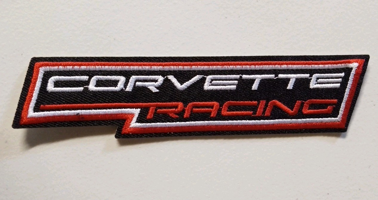 Corvette Racing Embroidered  Iron On Patch