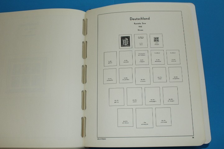 Germany Zones Locals 1945 Lighthouse Specialty Springback Album BlueLakeStamps