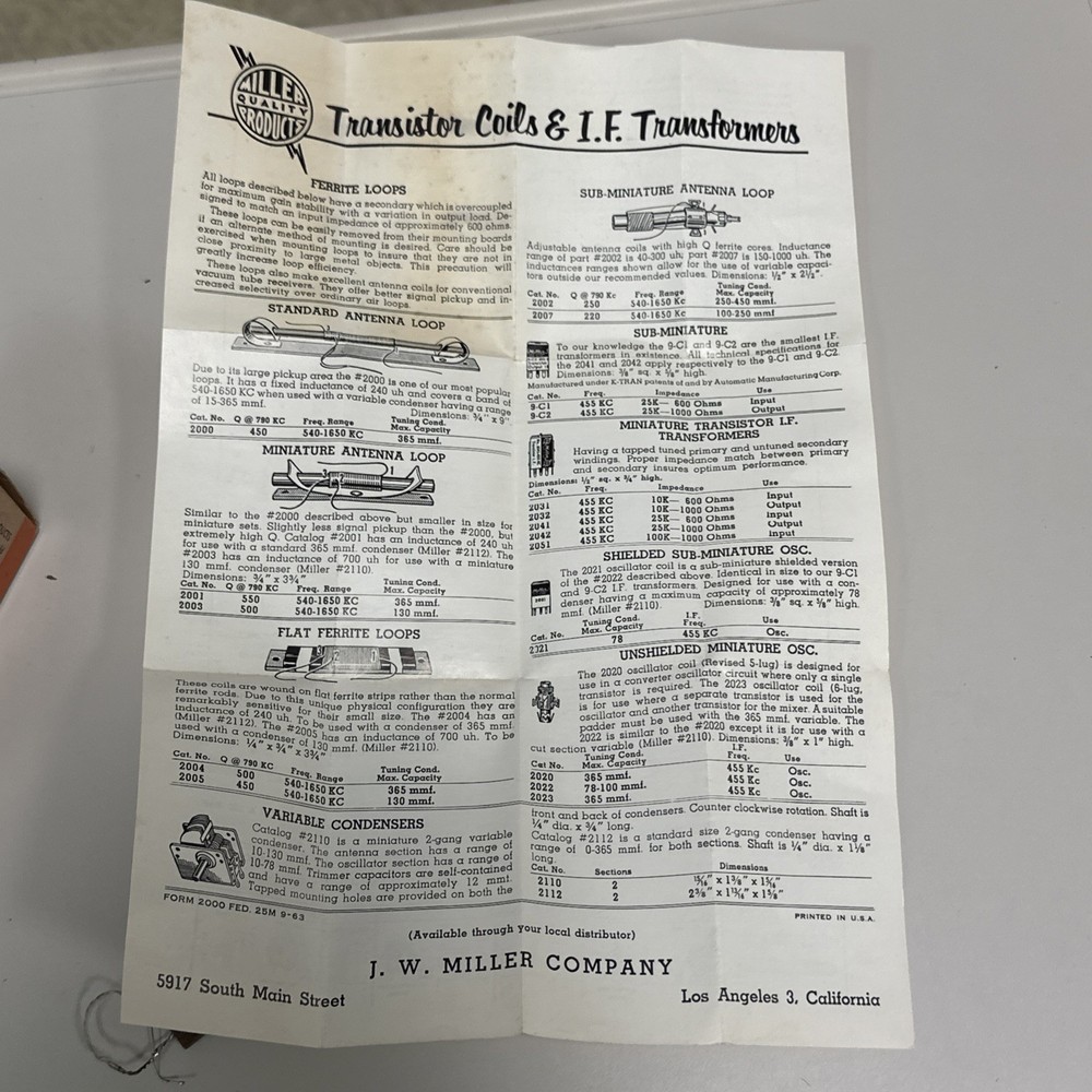 Miller 2004 Transistor Loop