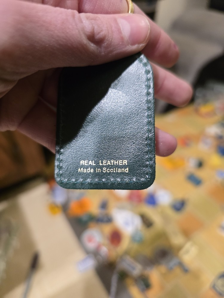 Edinburgh Leather Keychain Historical Memorabilia