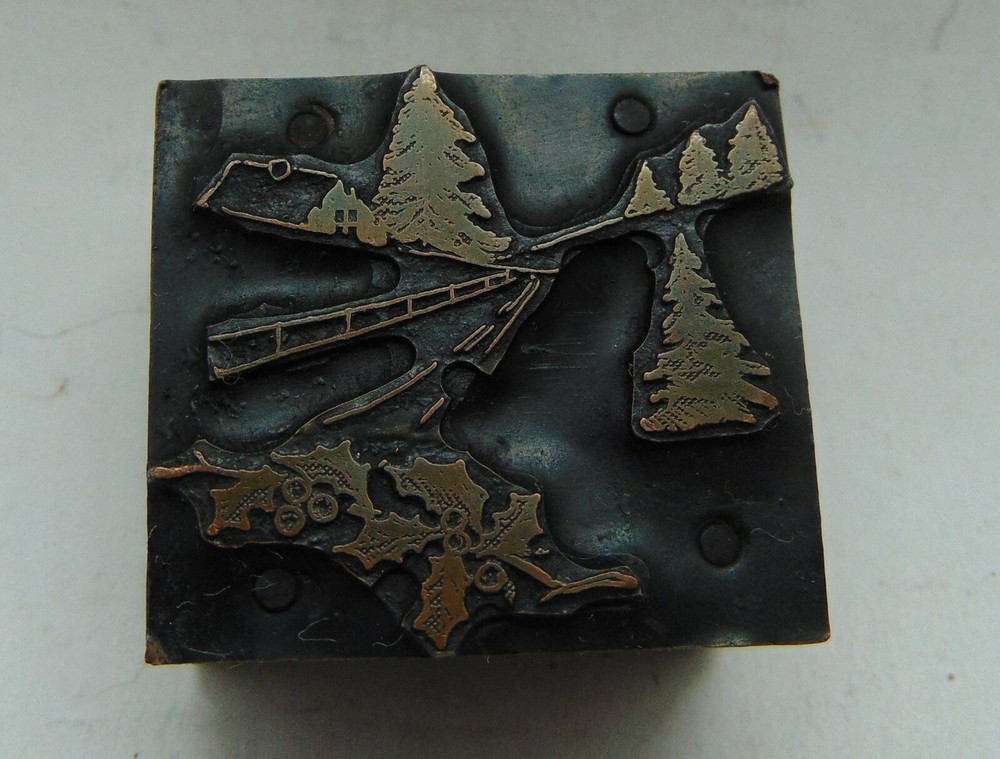 Printing Letterpress Printers Block Trees Road
