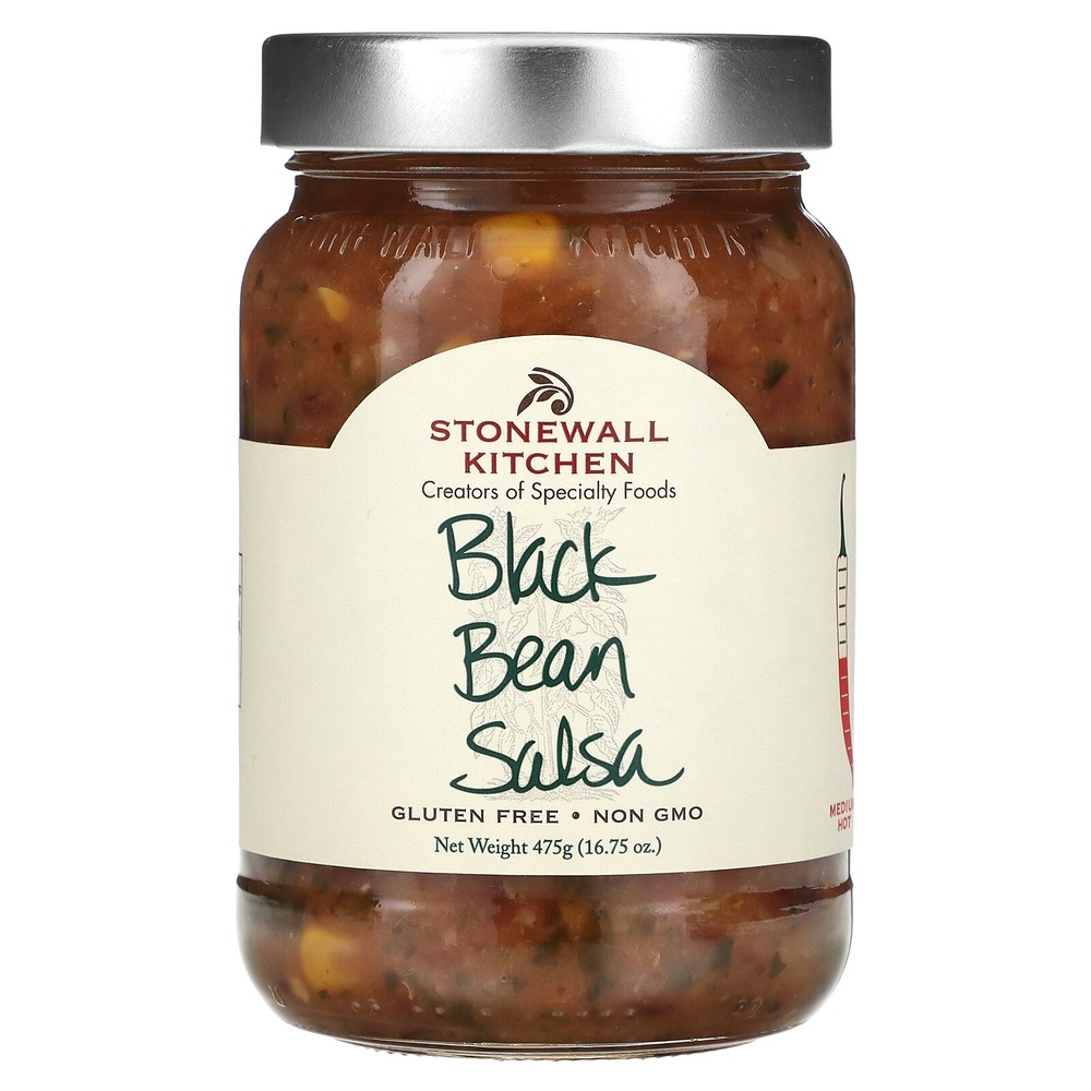 Black Bean Salsa, Medium Hot, 16.75 oz (475 g)