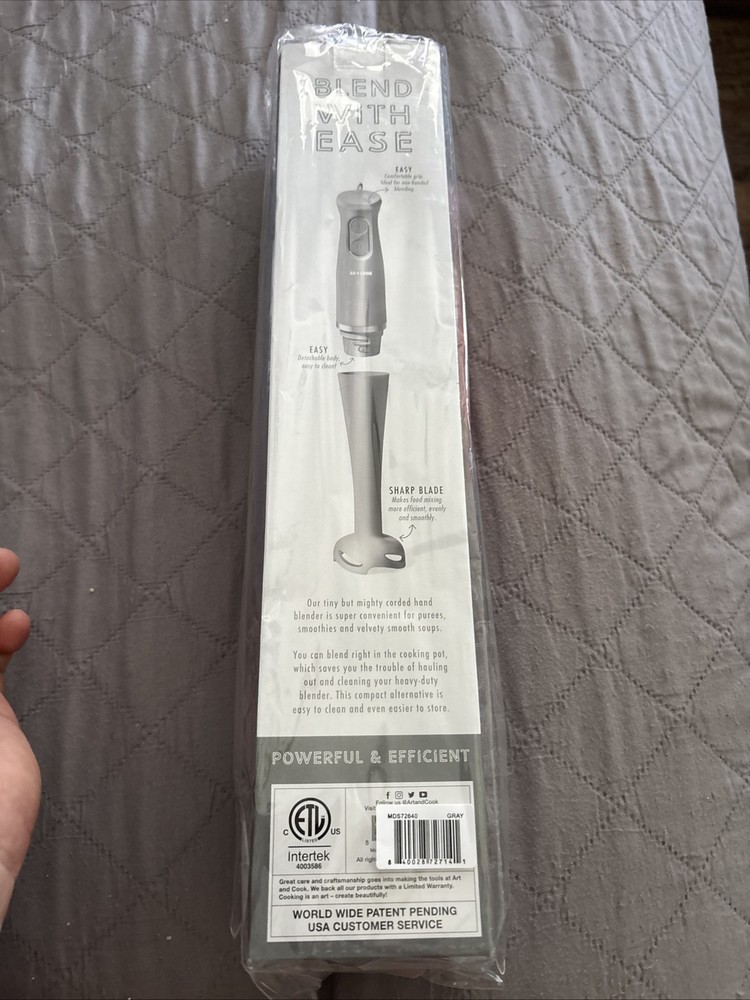 Immersion Blender Handheld Two Speed Corded NEW