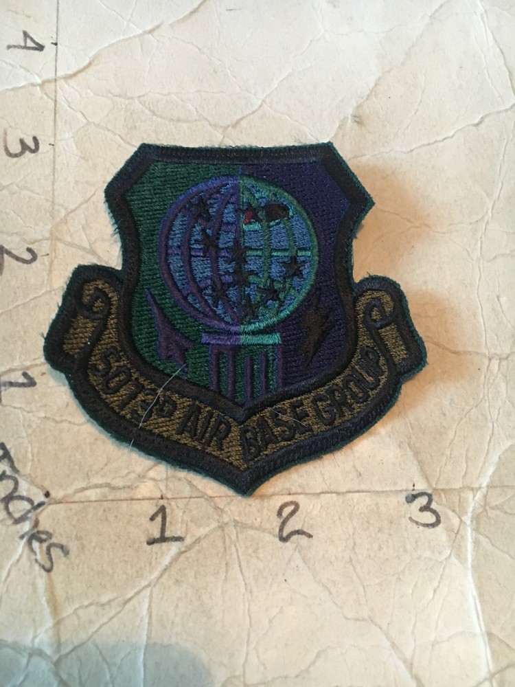 USAF 5073rd Air Base Group Squadron subdued patch 8/18/25