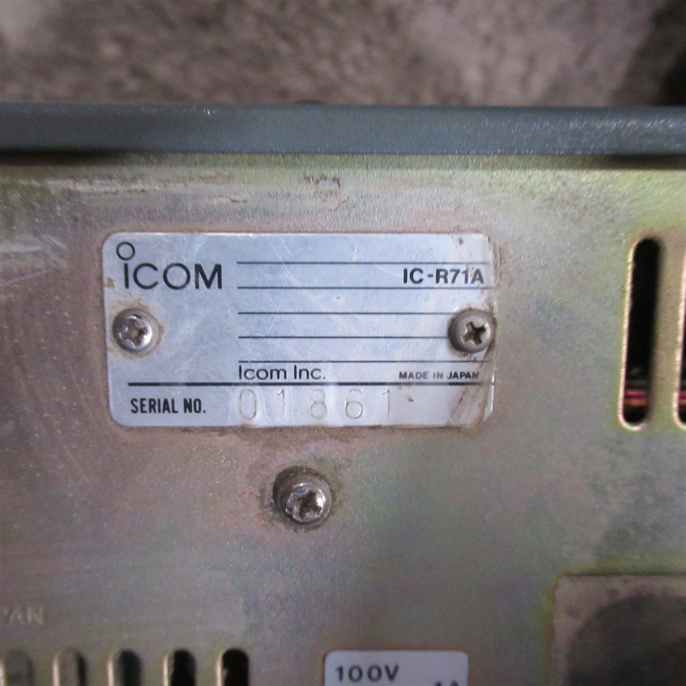 ICOM IC-R71A, Used