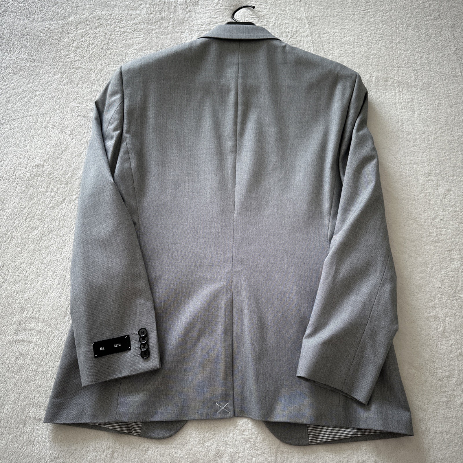 Express Men’s Suit Jacket 40R Slim Gray Brand New With Tags And Labels Business