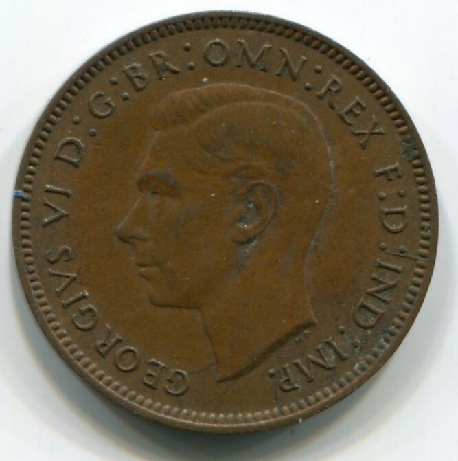 Foreign Coin - Great Britain - One Farthing 1941