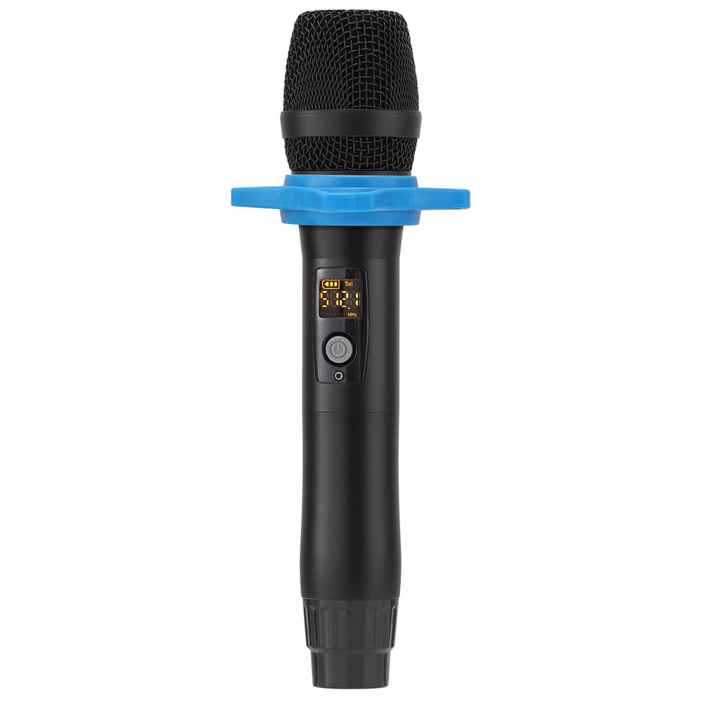 Pro UHF Wireless Microphone Handheld Mic System Rechargeable Karaoke w/Receiver