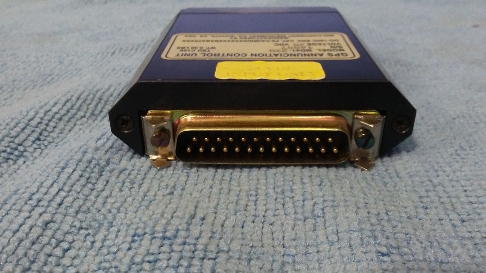 MD41-228 GPS ANNUNCIATION CONTROL UNIT, 28VDC
