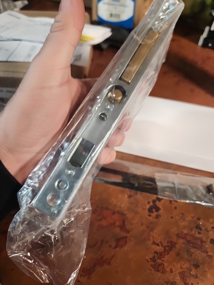 Emtek 2154US19 Modern Rectangular Mortise Passage Pocket Door ONLY READ**