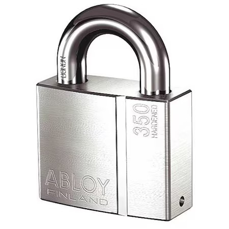 Abloy Pl350/25B-Kd Padlock, Keyed Different, Standard Shackle, Rectangular