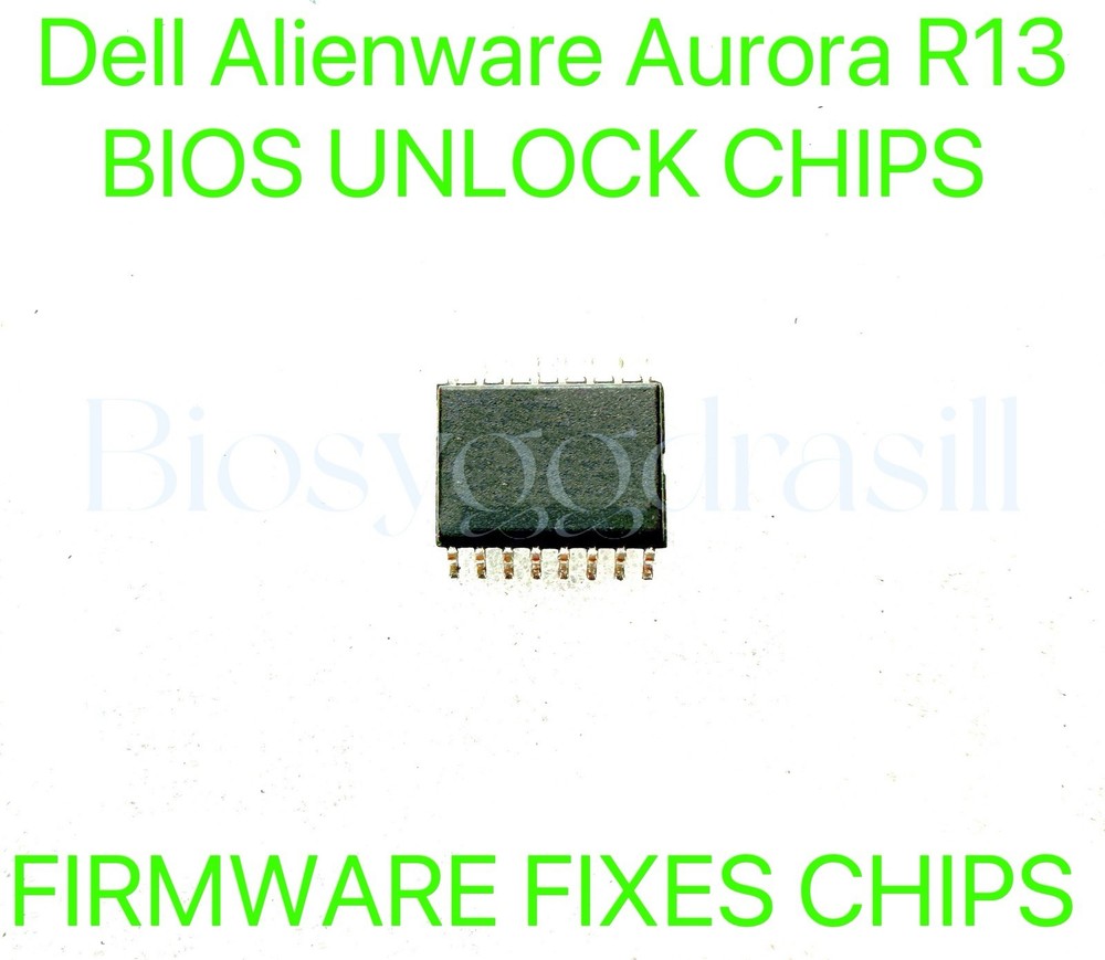 Dell Alienware Aurora R13, ADMIN NO PASSWORD FIRMWARE FIXES BIOS CHIP