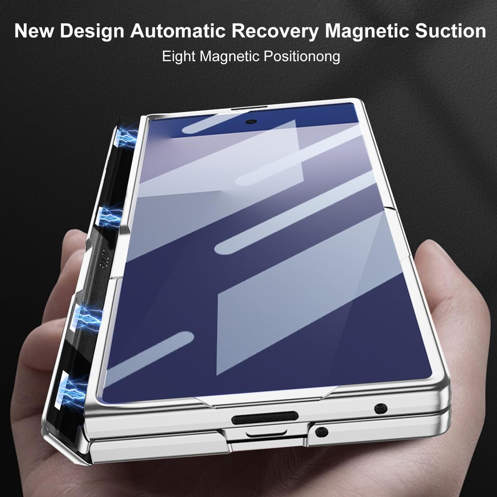 DOOTOO for Samsung Galaxy Z Fold 7 Case Magnetic Hinge Coverage Protective Kicks