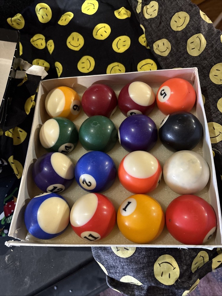 Vintage Pool Ball Set