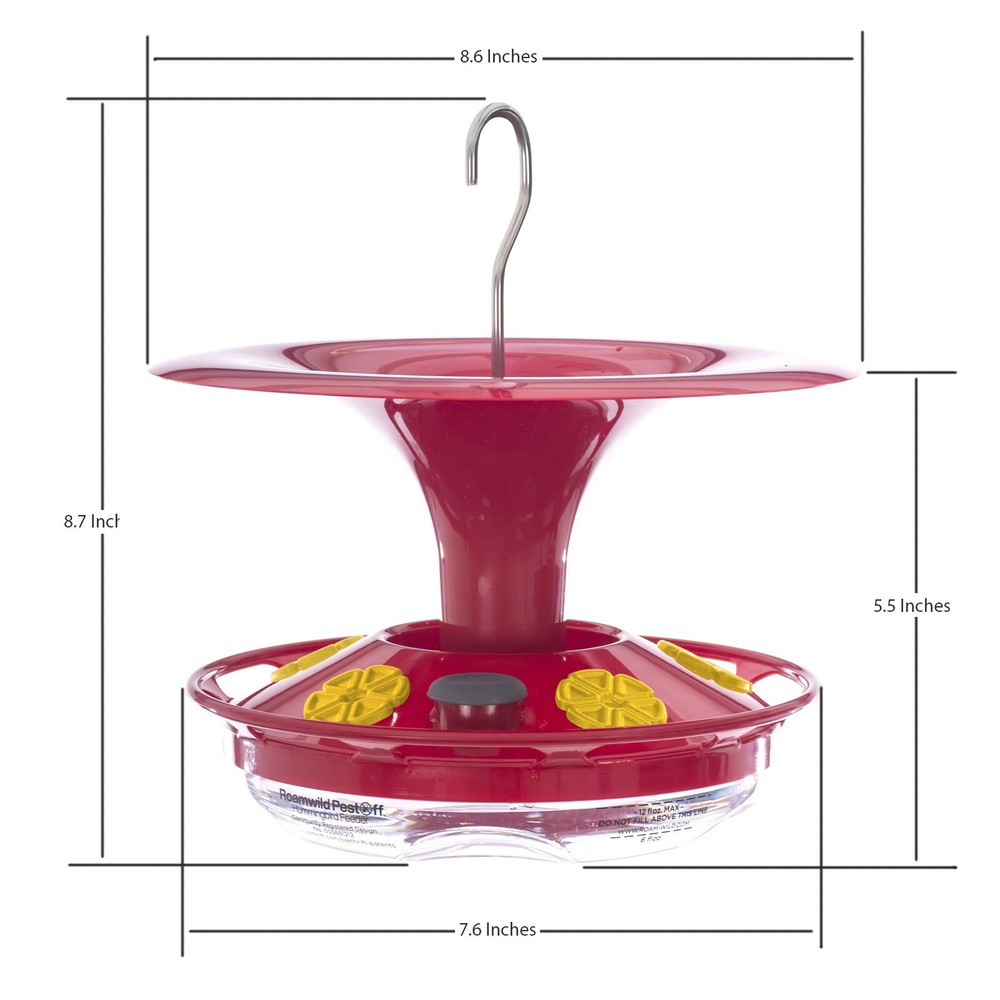 OPEN BOX Roamwild Hummingbird feeder