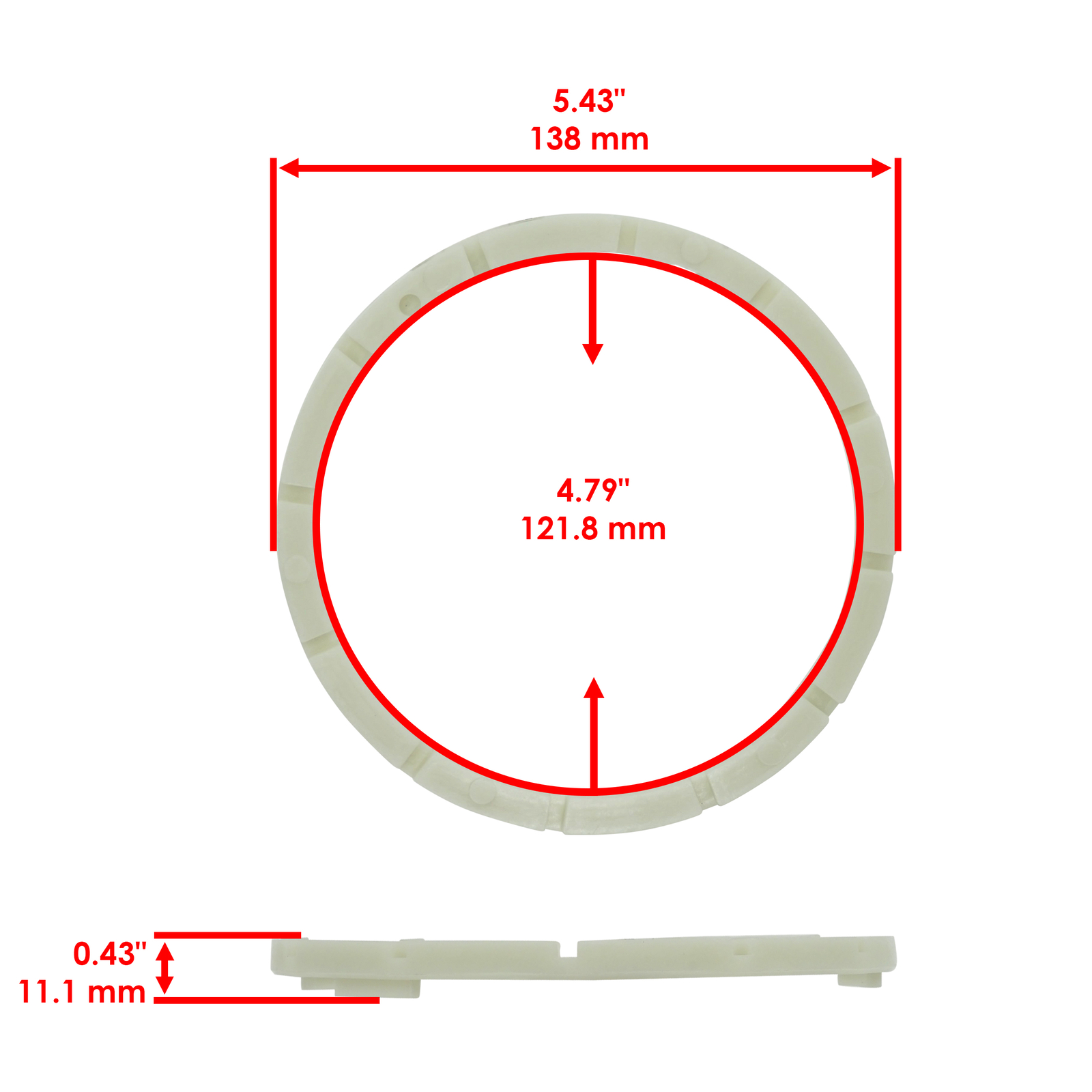 Caltric Front Differential Kit For Polaris Scrambler 1000 2015-2017 1337106