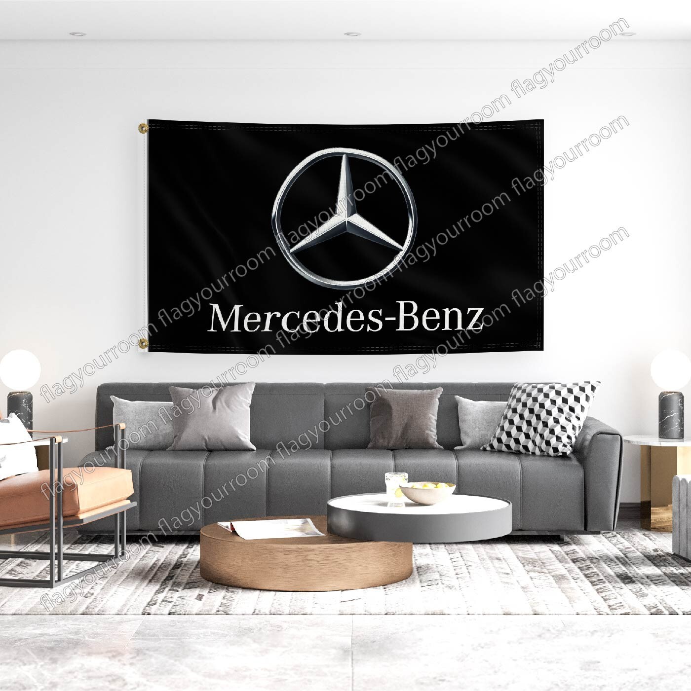 Mercedes Benz AMG 3x5 FT Banner Racing Flags Car Show Garage Wall Man Cave Decor