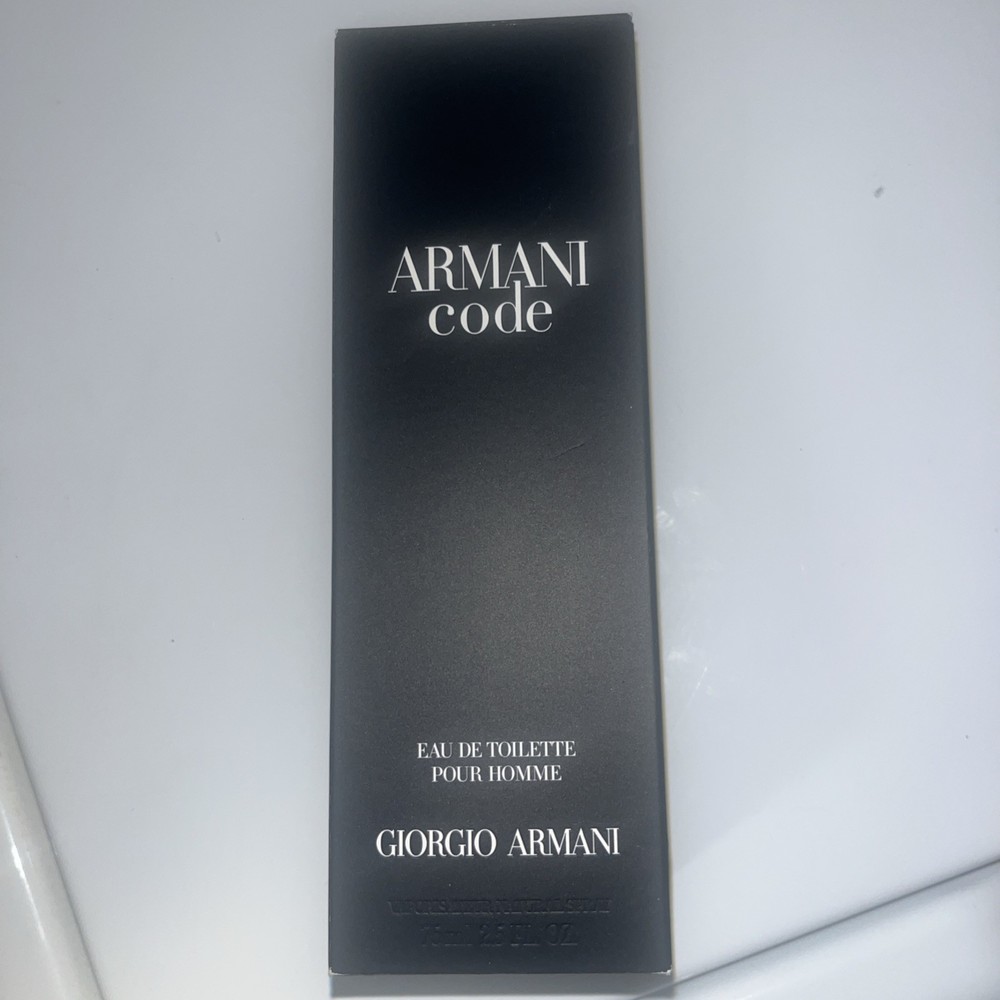 Armani Code 2.5 Oz 93%full