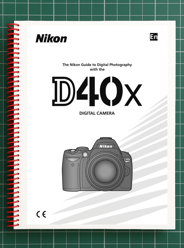 Nikon D40x — User Guide Manual Documentation Reference — 138 Pages — USA Made