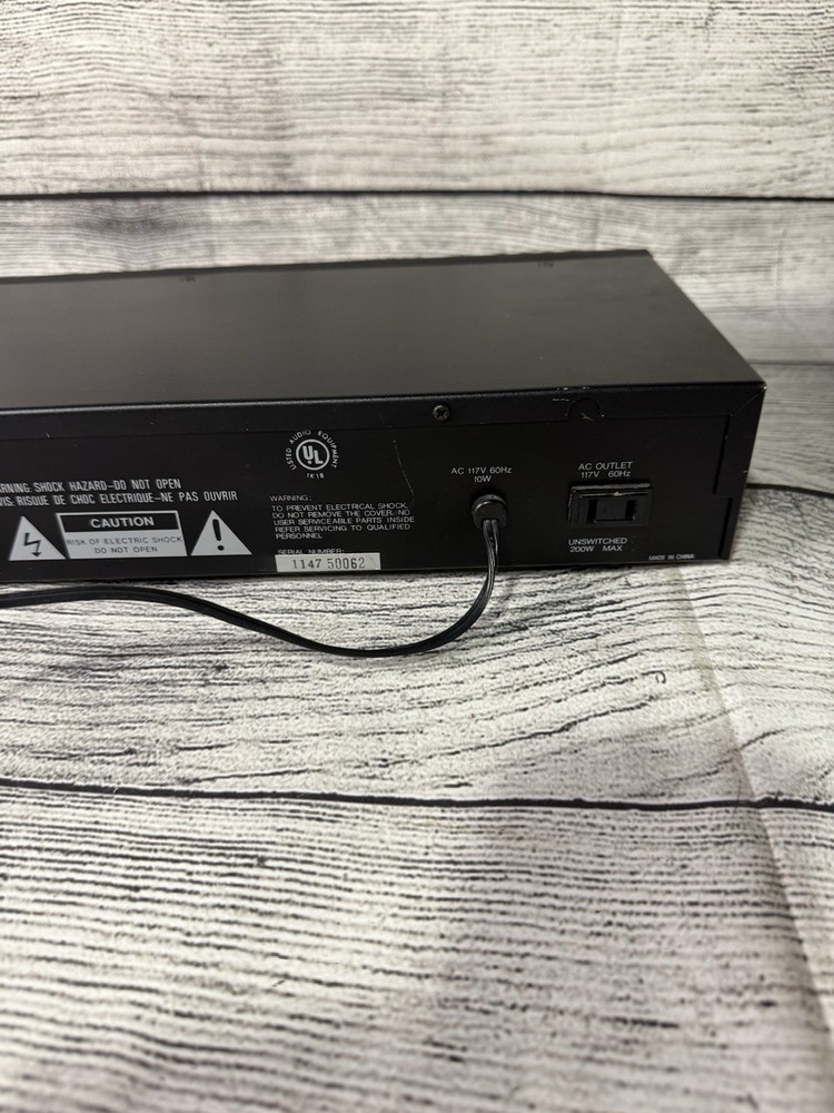 AudioSource EQ Eleven 10 Band Graphic Equalizer UNTESTED READ