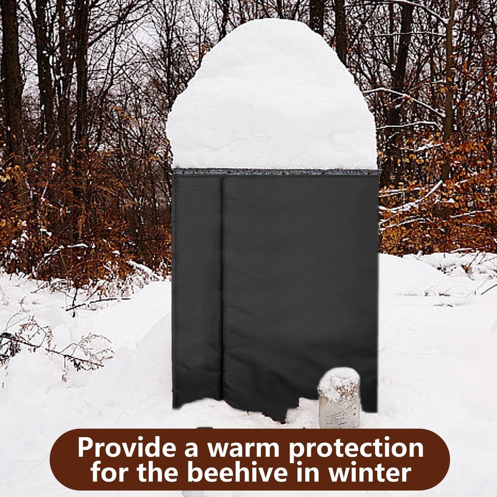 codree 10 Frame Winter Bee Hive Wrap- 2 2 Deep Boxes & 1 Medium Box, 10