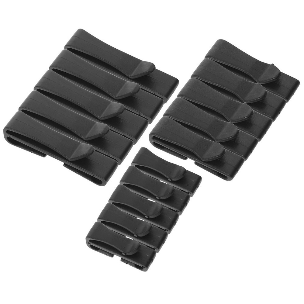 15 Pcs Multi-function Belt Clip Buckle Backpack Clips Accessories