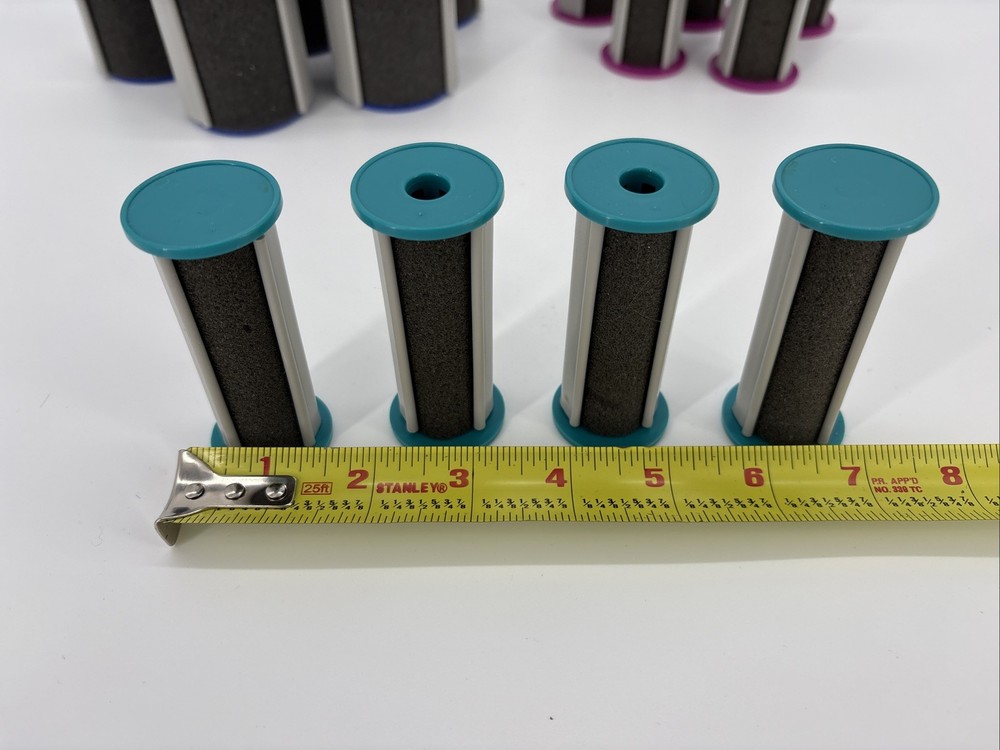 Vidal Sassoon Steam Setter 20 Rollers Replacements 3 Sizes With Clips